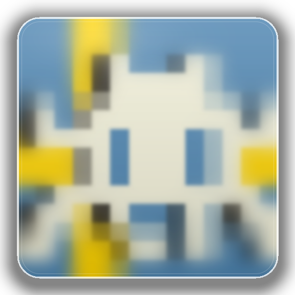 Space Invader LAP_50 mosaic in Lapland — protected preview