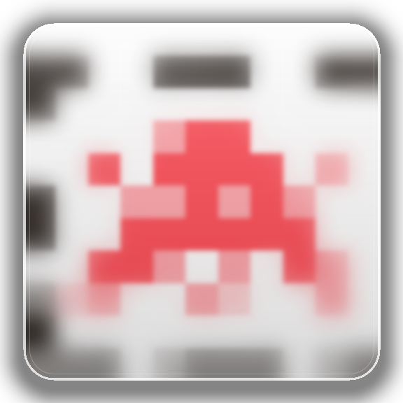 Space Invader ROM_28 mosaic in Roma — protected preview