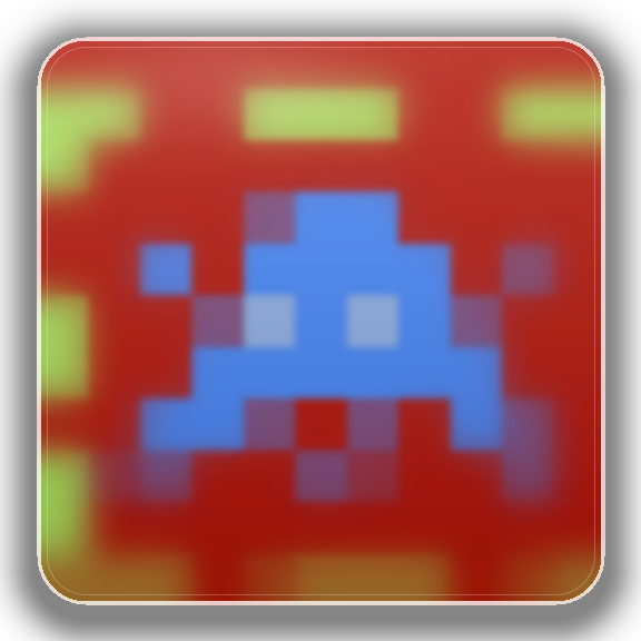 Space Invader ROM_49 mosaic in Roma — protected preview